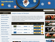 Tablet Screenshot of jugarblackjack.org